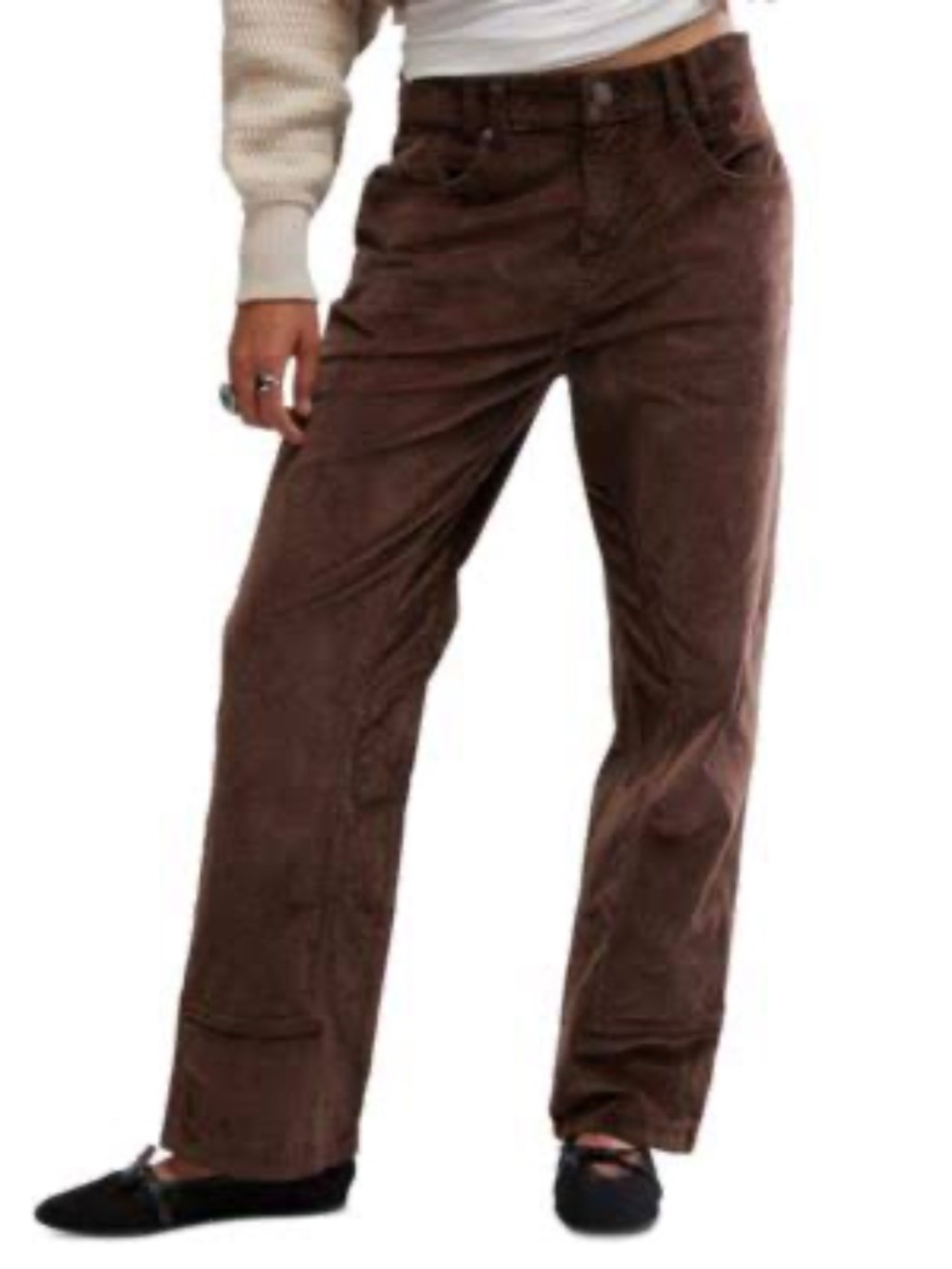 We The Free Women's Risk Taker Straight-Leg Corduroy Pants